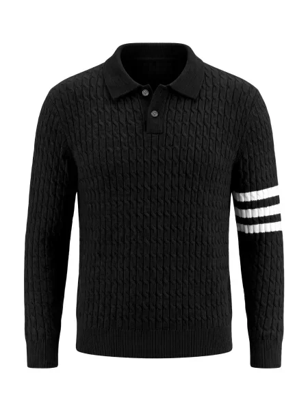 Vantory Pulover negru alb