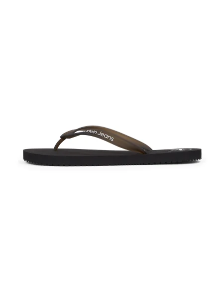 Calvin Klein Jeans Flip-flops negru alb