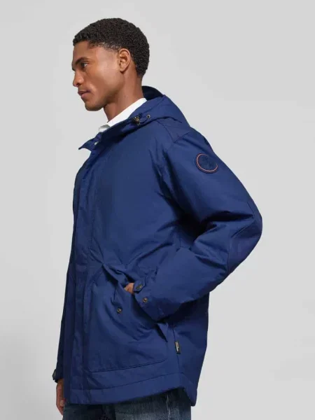 Parka z z patką model ASKO' Napapijri granatowa