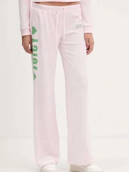 Juicy Couture spodnie dresowe Angel różowe