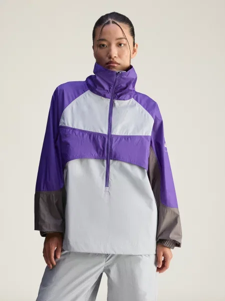 Анорак adidas перероблений фіолетовий