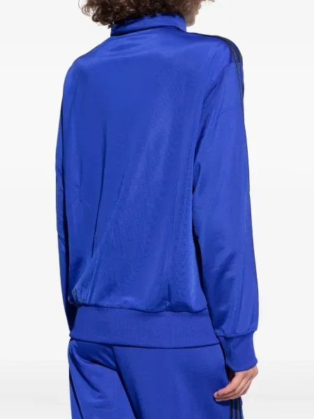 Cămașă Adidas cu dungi cu broderie clasică gri