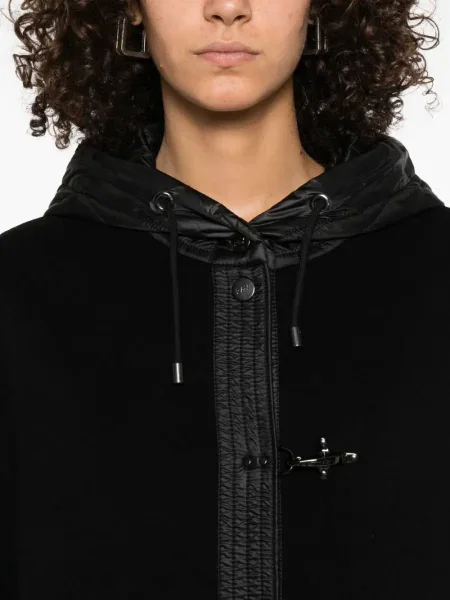 Palton Fay cu glugă negru