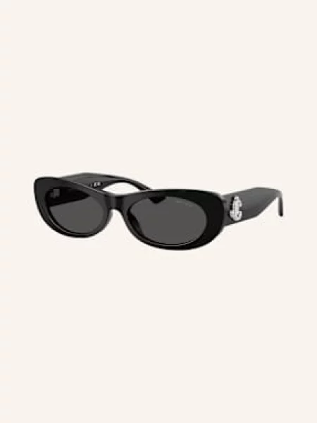 Jimmy Choo Okulary Przeciwsłoneczne schwarz czarne