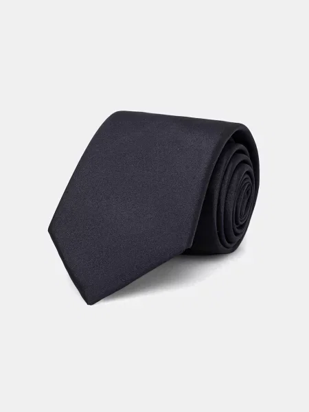 BOSS kravata s svilo TIE CM modra