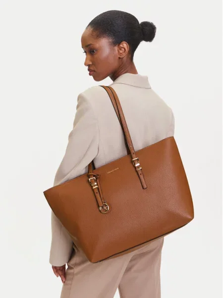 Torebka Michael Kors skórzana brązowa