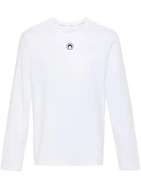 Tricou Marine Serre lung alb