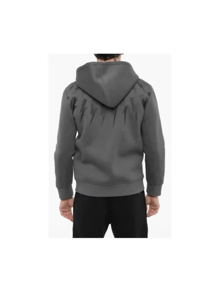 Lniana bluza Neil Barrett szara