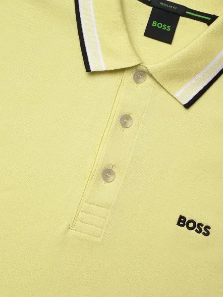 Tricou polo Boss galben