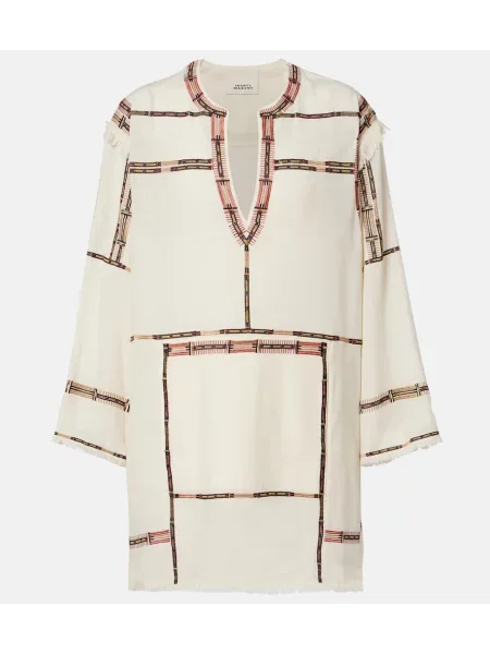 Rochie Isabel Marant de mătase alb