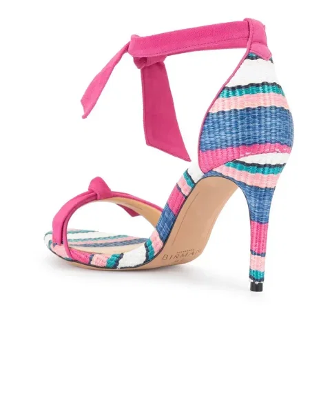 Sandale Alexandre Birman cu dungi roz
