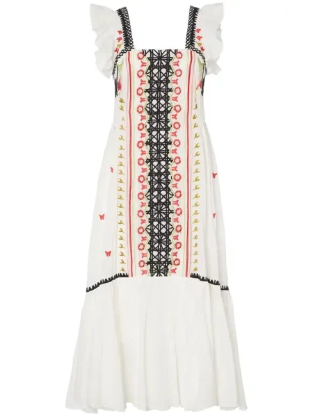 Rochie midi Temperley London alb
