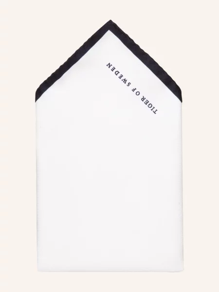 Tiger Of Sweden Kapesníček Do Saka Luserna bílá/ černá bílé