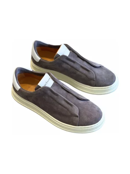 Sneakersy Kiton z kaszmiru szare