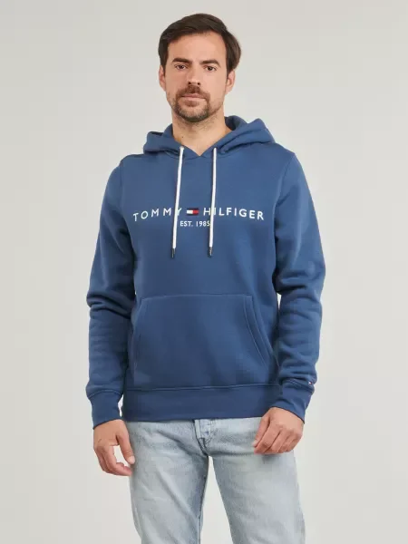 Mikina Tommy Hilfiger s autogramom modrá