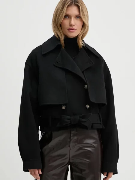 Nanushka коротка куртка вовняна