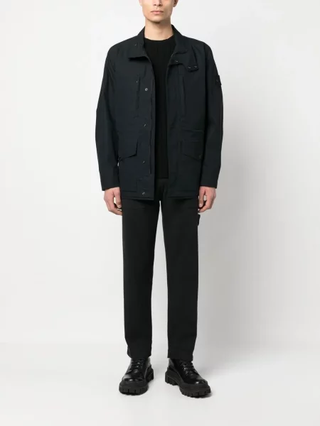 Ilgas striukė Stone Island akmenys juoda