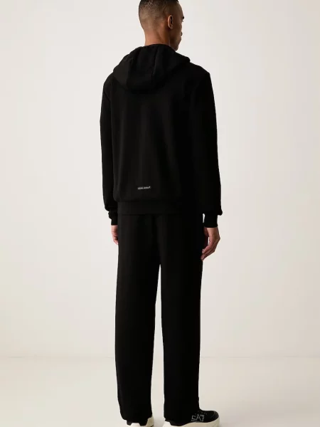 Emporio Armani komplet dresowy z bawełną czarny