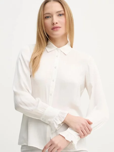 Satynowa koszula Zadig&voltaire biała