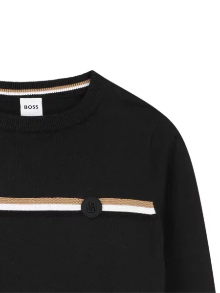Sweter dziecięcy Bosswear czarny