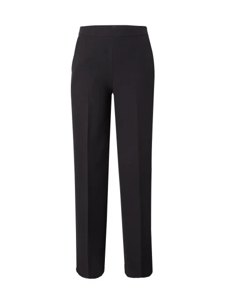 BOSS Pantaloni cu dungă negru