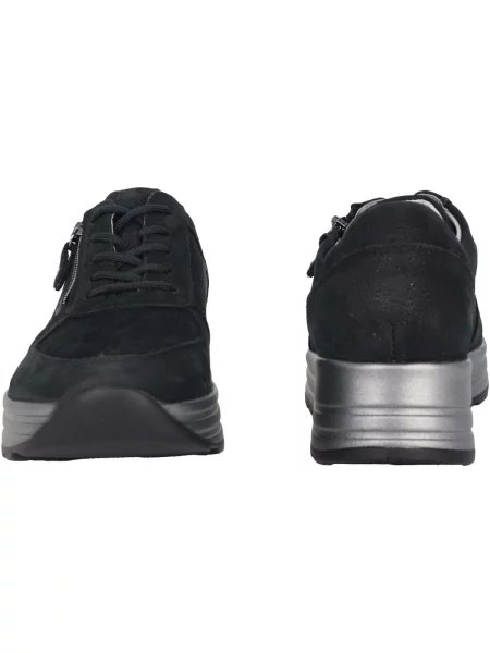 Pantofi Waldläufer de lână negru