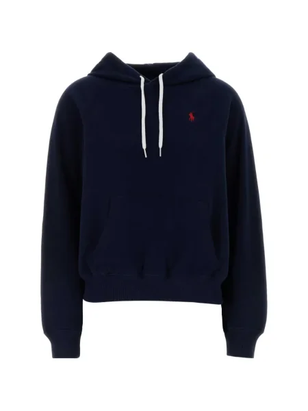Hanorac cu glugă Polo Ralph Lauren albastru