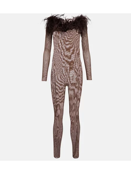 Kombinezon Osã©ree z siateczką brązowy