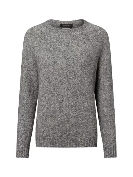 Sweter Weekend Max Mara z dżerseju szary