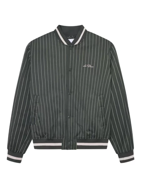 Яке тип бомбър Les Deux на райета зелено