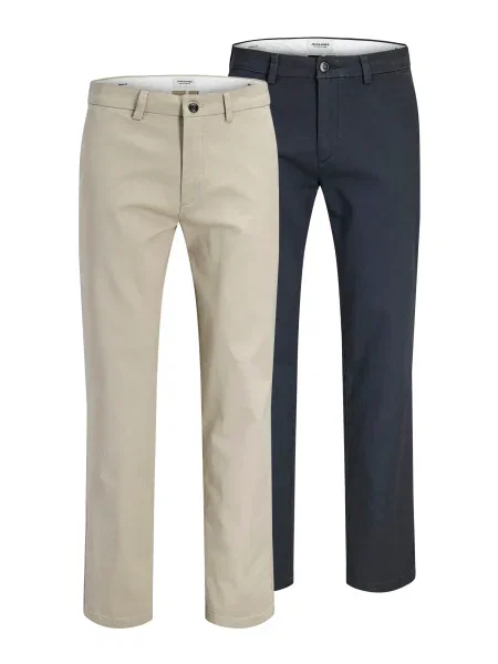 JACK & JONES Chino nadrág JPSTOLLIE DYLAN / tengerészkék bézs