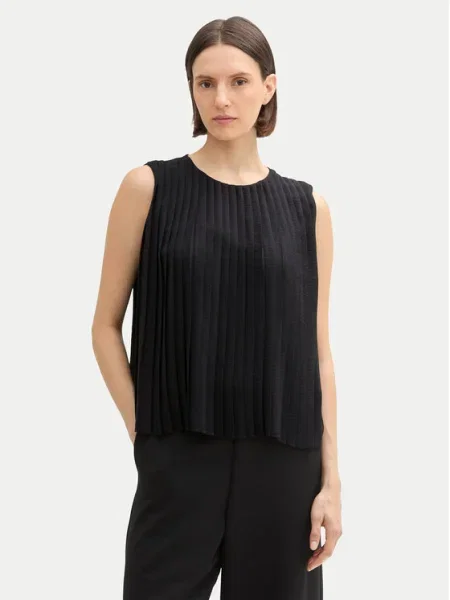 Tom Tailor Bluză negru