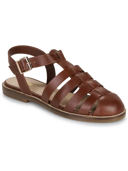 Pantofi Betty London maro