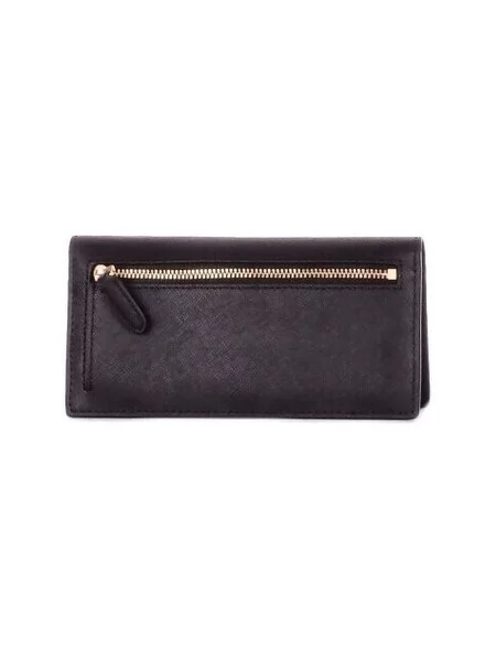 Lauren Ralph Lauren Veľká dámska peňaženka Slim Wallet Wlt Med čierna