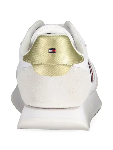 Szarvasbőr sneaker Tommy Hilfiger fehér