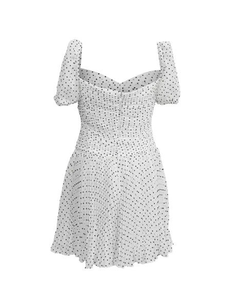 Rochie Self-portrait cu buline alb
