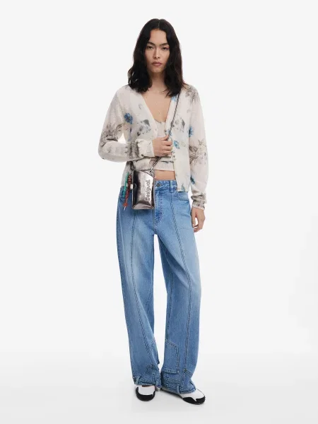 Desigual Pulóver fehér