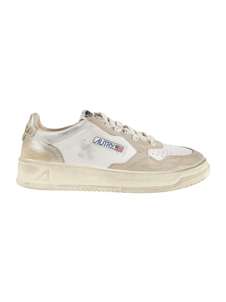Sneakersy Autry retro beżowe