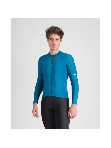 Koszulka rowerowa Sportful Supernova Thermal L niebieska