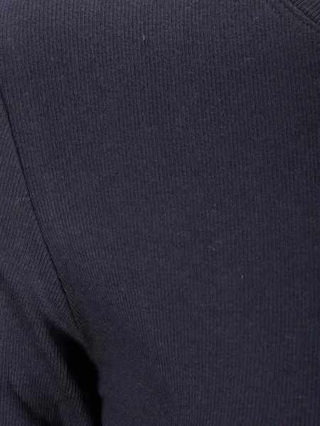 Tricou cu nervuri Samsøe Samsøe albastru