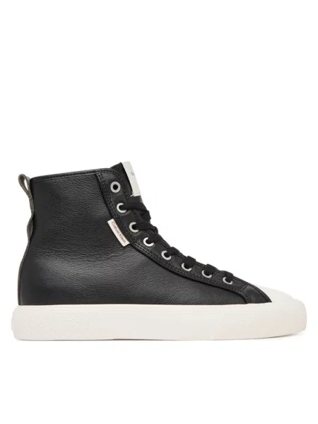 Calvin Klein Кецове Vulc Lace Up Hightop Lth черен