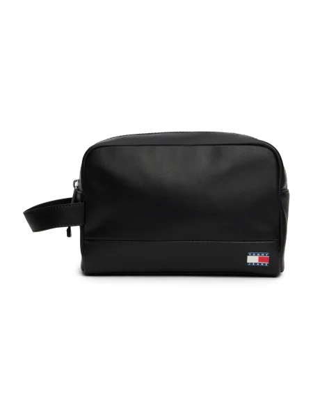 Pungă cosmetică Tommy Jeans negru
