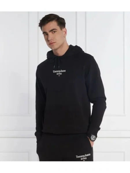 Tommy Jeans Hanorac negru