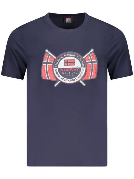Tricou Norway 1963 scurt albastru