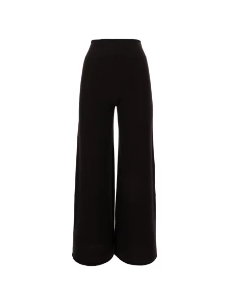 Pantaloni Vanisè din cașmir maro