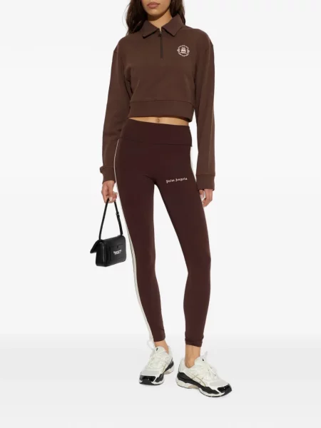 Decupat pulover Palm Angels maro
