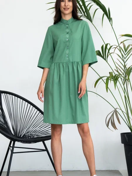 Лляна Сукня міні RiMari світло-зелений зелена