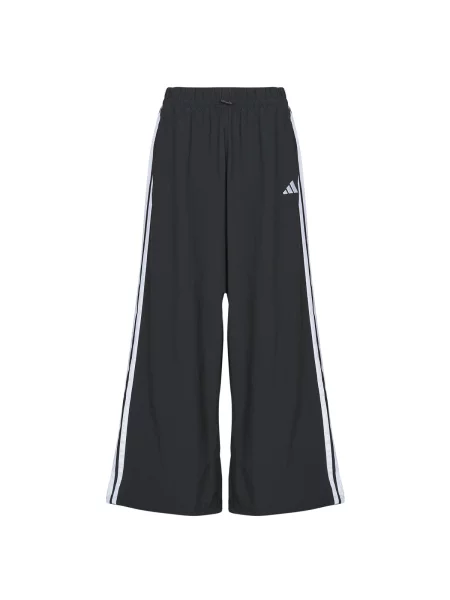 Športne hlače Adidas s črtami črna