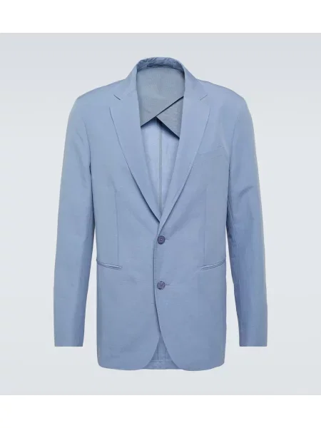 Laneni laneni blazer Orlebar Brown modra