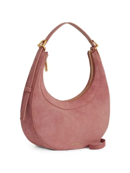 Τσάντα shopper Coccinelle σουέτ ροζ